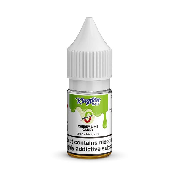 Kingston Bar Salt E-Liquids On White Background