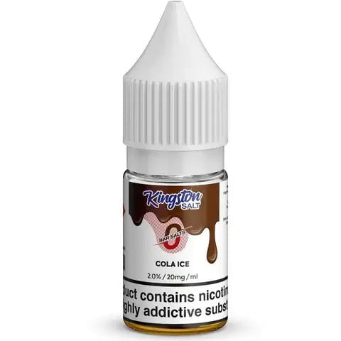 Kingston Bar Salt E-Liquids Cola Ice / 20mg On White Background