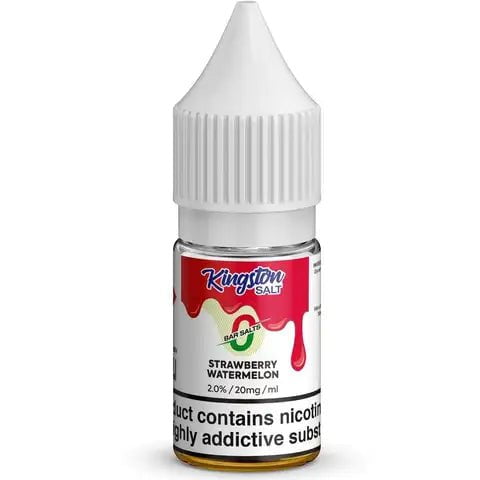 Kingston Bar Salt E-Liquids Strawberry Watermelon / 20mg On White Background