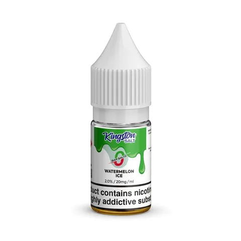 Kingston Bar Salt E-Liquids Watermelon Ice / 20mg On White Background