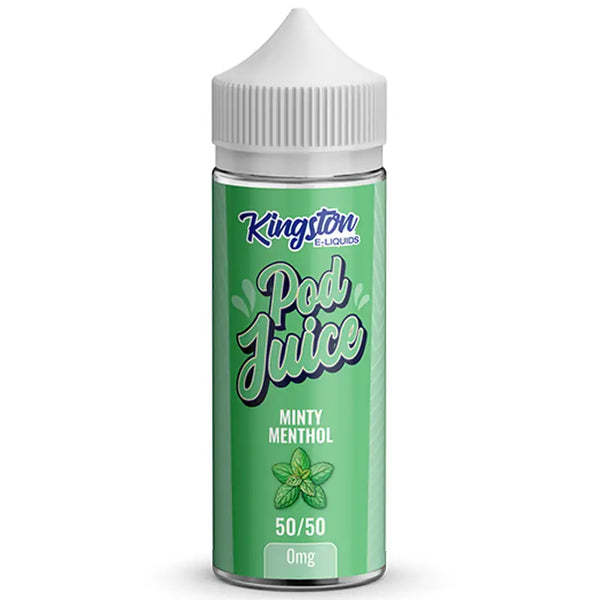 Kingston Pod Juice Minty Menthol 100ml Shortfill