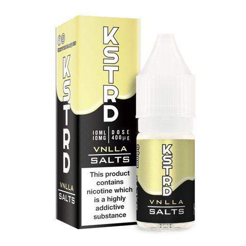 KSTRD E-Liquids 10ml Nic Salts 10mg / VNNLA On White Background