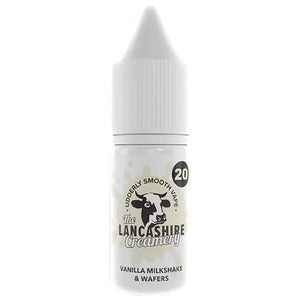 Lancashire Creamery Vanilla Milkshake & Wafers 10ml Nic Salt