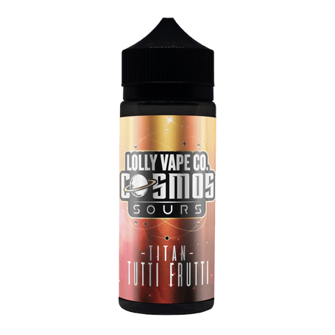 Lolly Vape Co. Cosmos Sours 100ml Shortfill E-Liquids On White Background