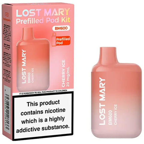 Lost Mary BM600 Prefilled Pod Kit Cherry Ice