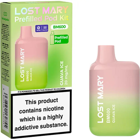 Lost Mary BM600 Prefilled Pod Kit Guava Ice