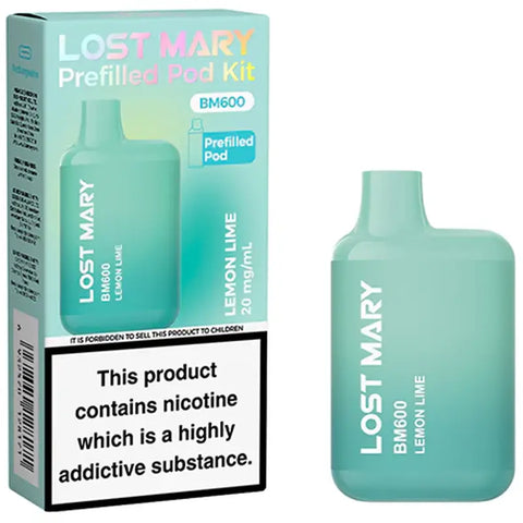 Lost Mary BM600 Prefilled Pod Kit Lemon Lime