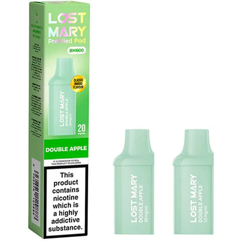 Lost Mary BM600 Replacement Prefilled Pods Double Apple