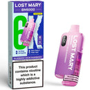 Lost Mary BM6000 Prefilled Pod Vape Kit Blueberry Sour Raspberry