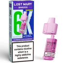 Lost Mary BM6000 Prefilled Pods + Refill Container Blueberry Sour Raspberry
