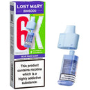 Lost Mary BM6000 Prefilled Pods + Refill Container Blue Razz Gami