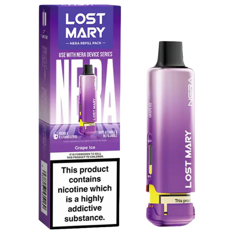 Lost Mary Nera Fullview 15K Prefilled Pods Grape Ice