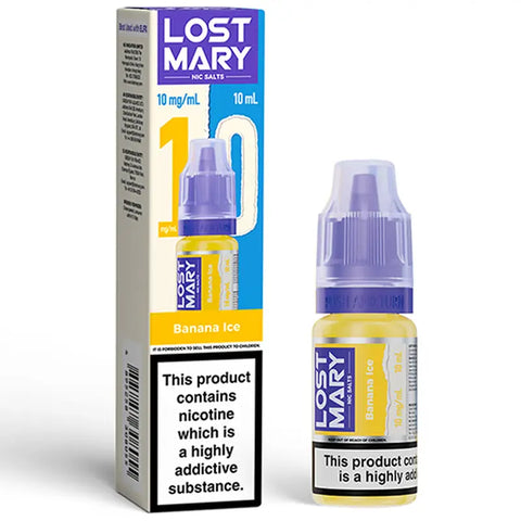 Lost Mary Nic Salts 10ml Banana Ice 10mg