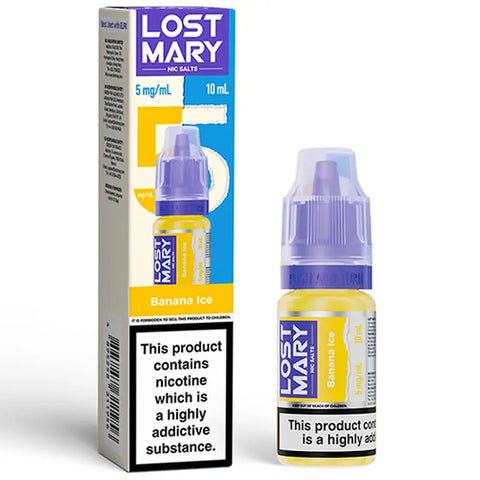 Lost Mary Nic Salts 10ml Banana Ice 5mg