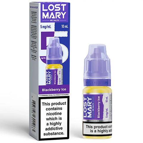 Lost Mary Nic Salts 10ml Blackberry Ice 5mg