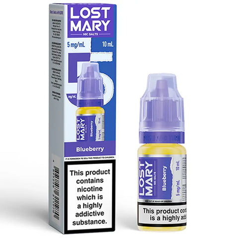 Lost Mary Nic Salts 10ml Blueberry 5mg