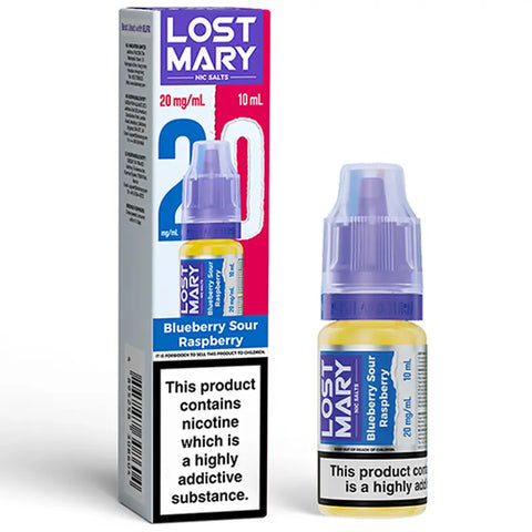 Lost Mary Nic Salts 10ml Blueberry Sour Raspberry 20mg