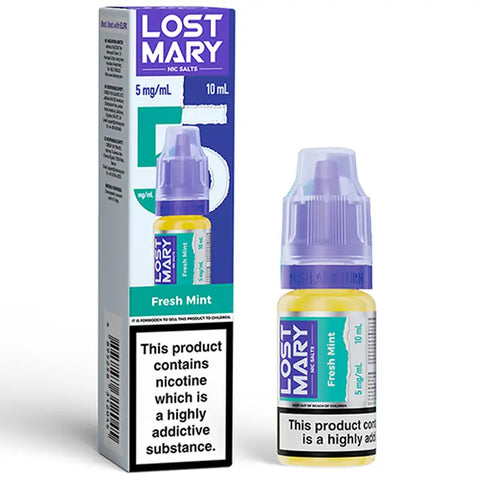 Lost Mary Nic Salts 10ml Fresh Mint 5mg