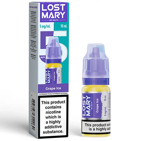 Lost Mary Nic Salts 10ml Grape Ice 5mg