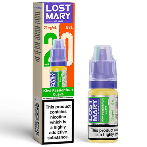 Lost Mary Nic Salts 10ml Kiwi Passionfruit Guava 20mg
