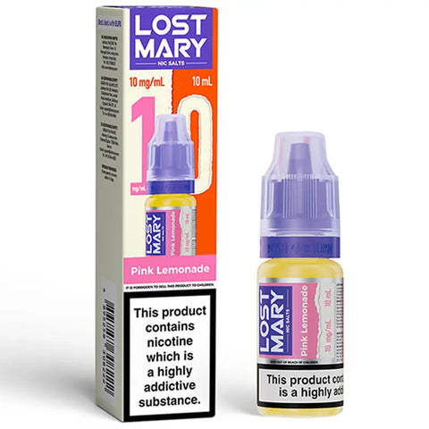 Lost Mary Nic Salts 10ml Pink Lemonade 10mg