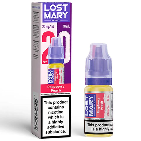 Lost Mary Nic Salts 10ml Raspberry Peach 20mg