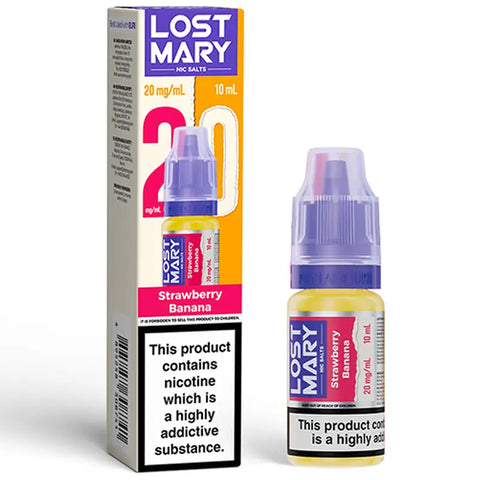 Lost Mary Nic Salts 10ml Strawberry Banana 20mg
