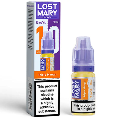 Lost Mary Nic Salts 10ml Triple Mango 10mg
