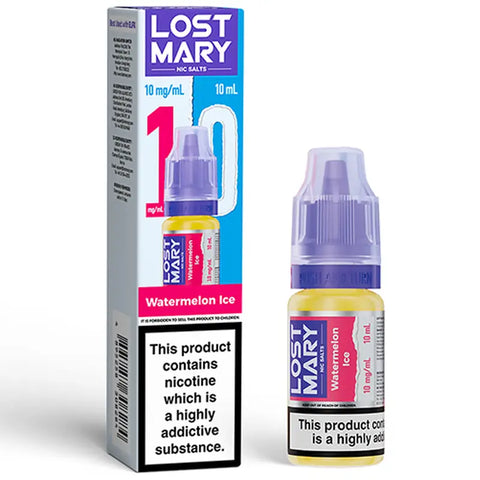 Lost Mary Nic Salts 10ml Watermelon Ice 10mg