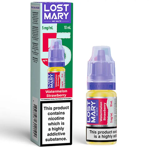 Lost Mary Nic Salts 10ml Watermelon Strawberry 5mg