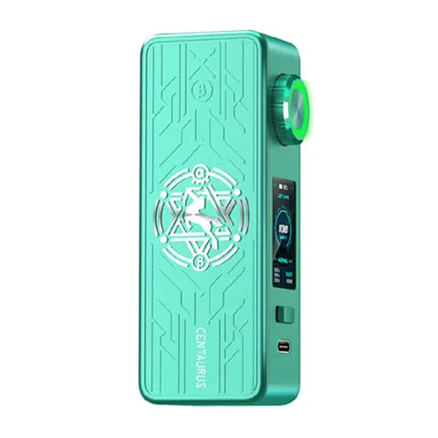 lost vape centaurus m100 box mod icy mint on white background