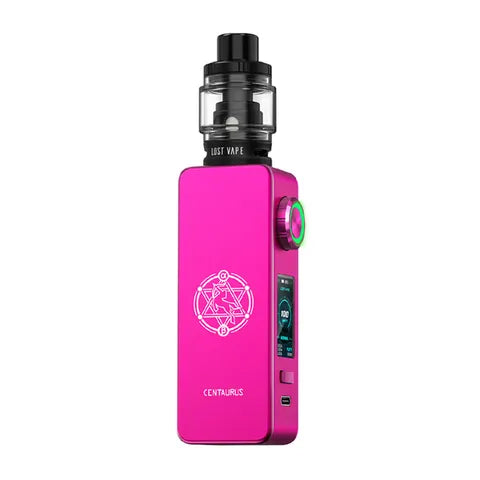 lost vape centaurus m100 mod lunar pink on white background