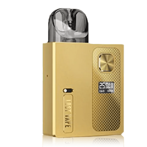 Lost Vape Ursa Baby Pro Pod Kit Golden Knight On White Background