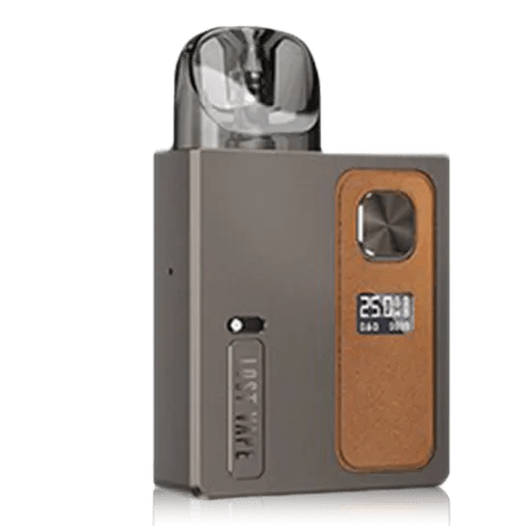 Lost Vape Ursa Baby Pro Pod Kit Gunmetal Espresso On White Background