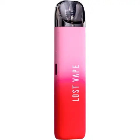 Lost Vape Ursa Nano S Vape Pod Rose Red On White Background