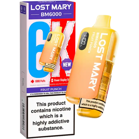 Lost Mary BM6000 Disposable Vape Kit Fruit Punch