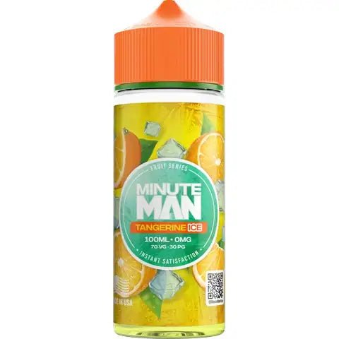 Minute Man 100ml Shortfill Tangerine Ice On White Background