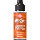 Mix Labs 100ml Shortfill E-Liquid Strawberry Banana