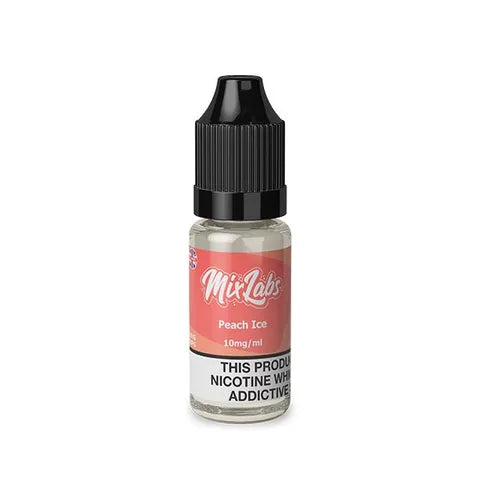 Mix Labs 10mg 10ml Nic Salts Peach Ice