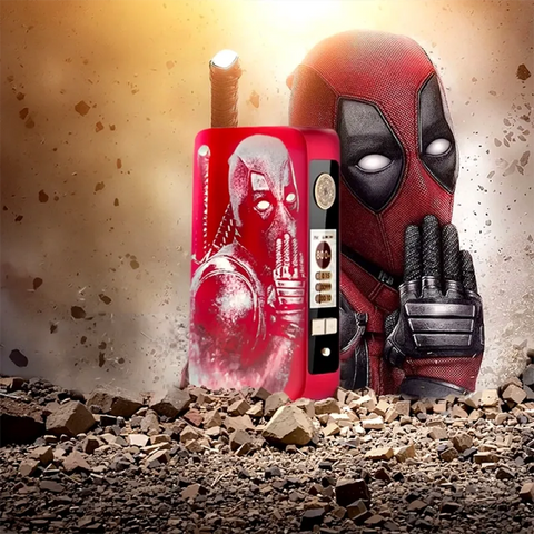 Dotmod dotBox 220W V2 Red Engraved Deadpool Limited Edition Mod