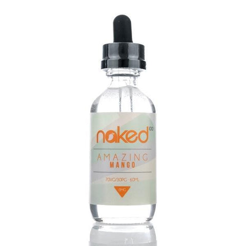 Naked 50ml Shortfill E-Liquids On White Background