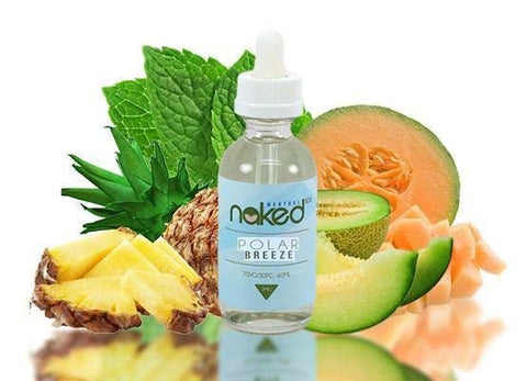 Naked 50ml Shortfill E-Liquids Polar Breeze On White Background