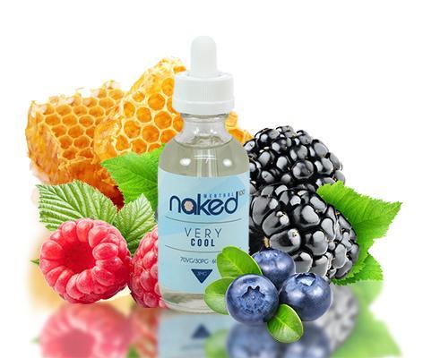 Naked 50ml Shortfill E-Liquids Very Cool On White Background