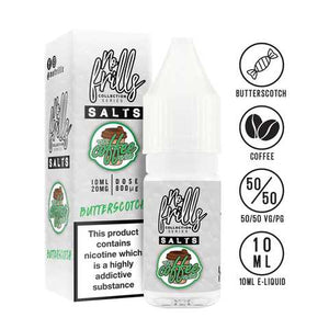 No Frills The Coffee Shop 10ml Nic Salt E-Liquid Butterscotch