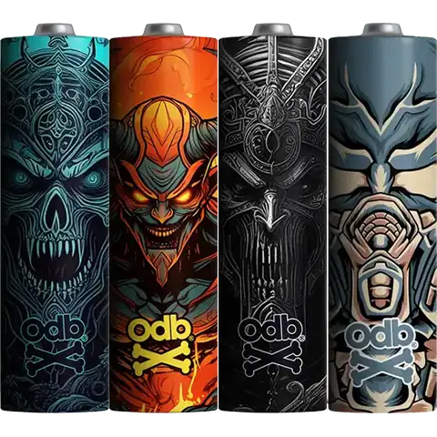 odb wraps mixed design packs monster on clear background