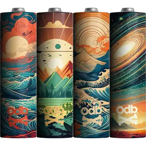 odb wraps mixed design packs sea's on clear background