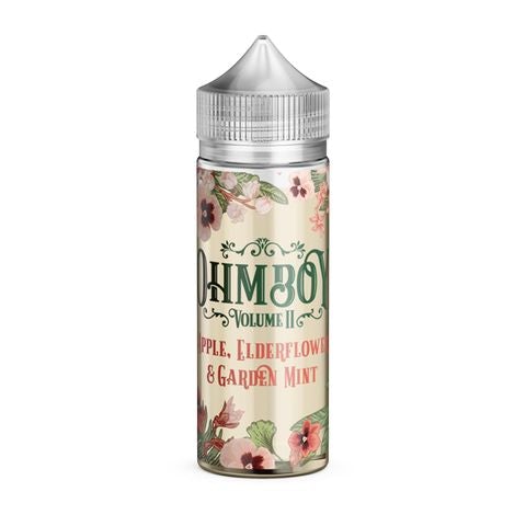 Ohm Boy Botanics Apple Elderflower and Garden Mint 100ml