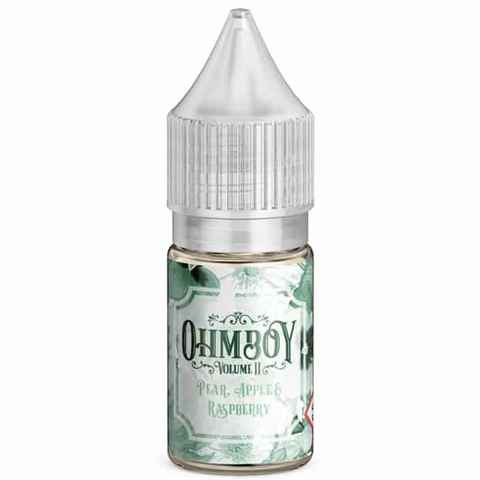 Ohm Boy Volume II Nic Salts Pear Apple & Raspberry / 5mg On White Background