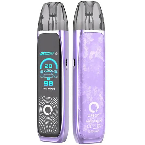 Oreco Model X Pod Vape Kit Ice Purple