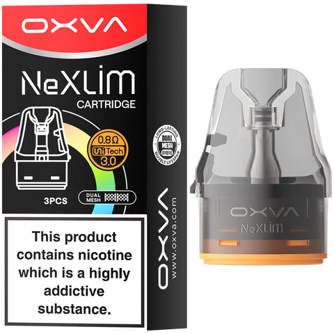 OXVA NeXlim Replacement Pods 0.8ohm UniTech 3.0 2ml